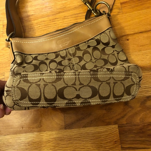 AUTHENTIC COACH 10403 Sig. C - LIGHT BROWN TAN Bag - Picture 5 of 7